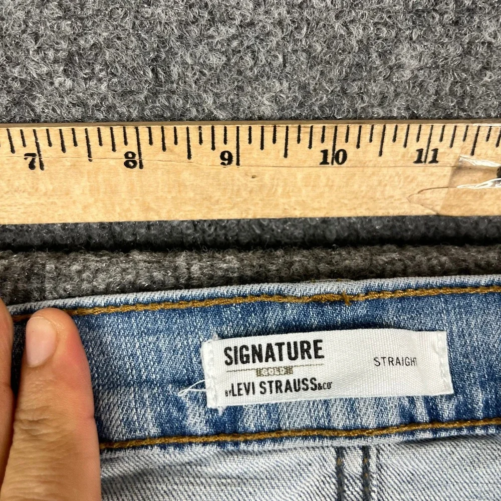 Signature‎ by Levi Strauss Jeans Mens Size 40x36 Light Wash Straight Fit Denim